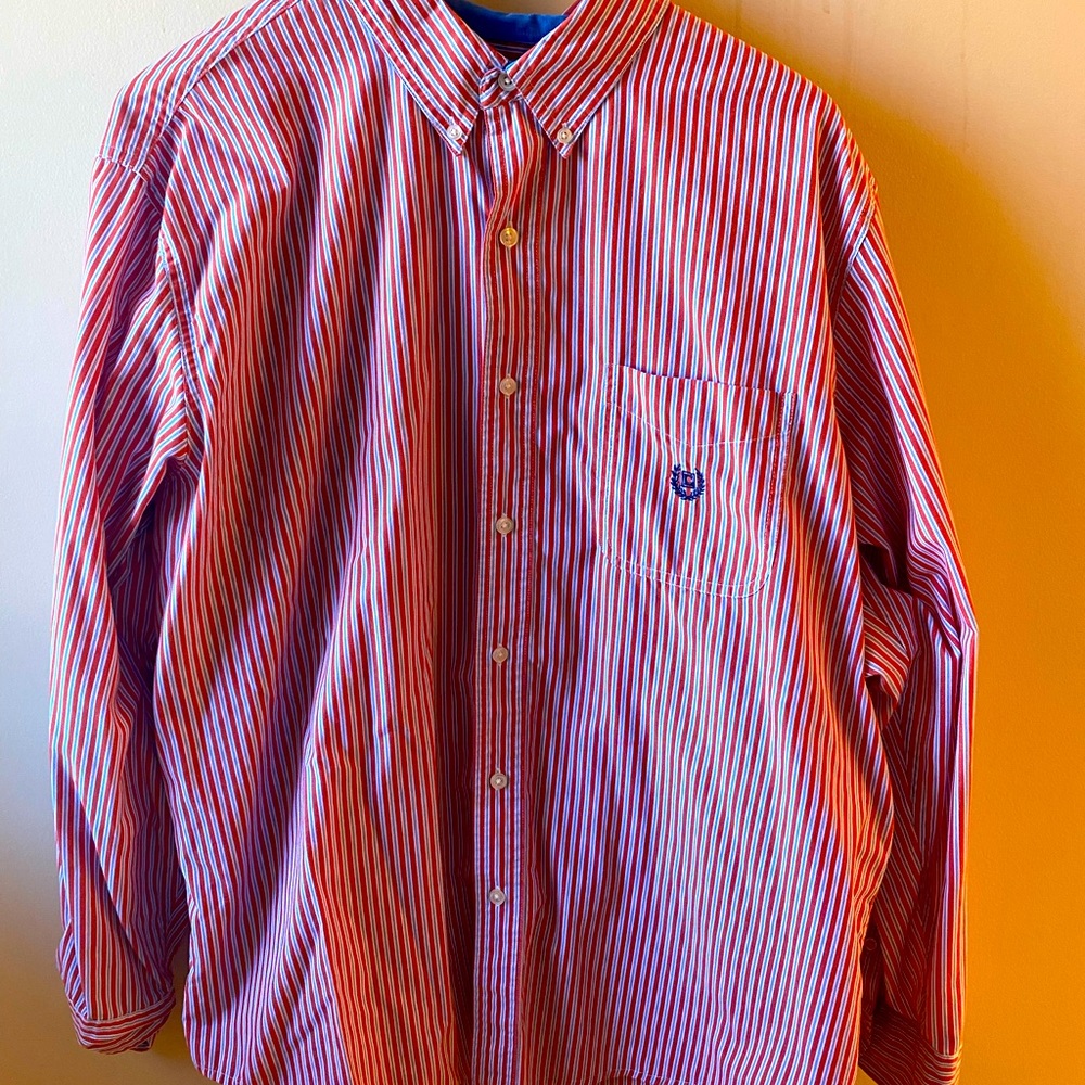 Men’s Chaps Striped Dress Shirt